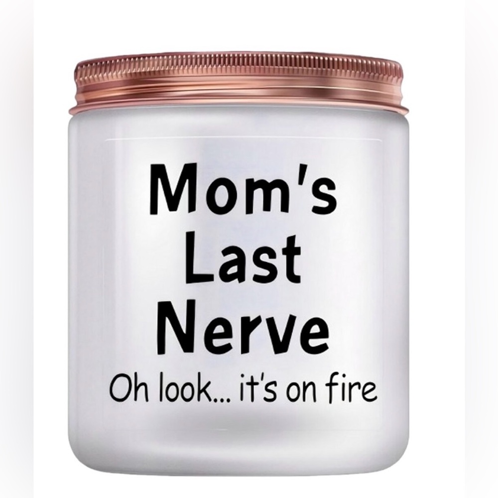 Mom’s Last Nerve Hand Poured Soy Wax Candle 10 oz  $65 Retail NEW